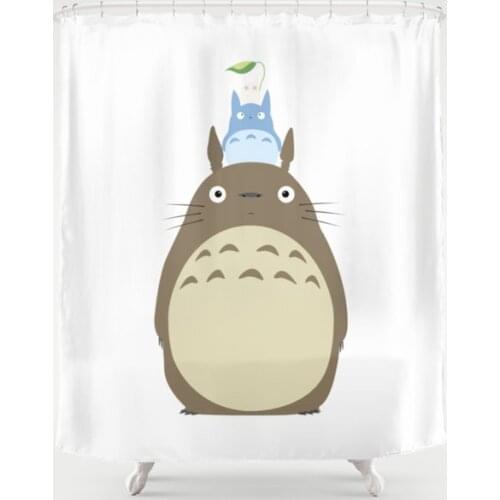 Totoro Shower Curtain Waterproof Bathroom Decorations Polyester Bathroom Shower Curtain