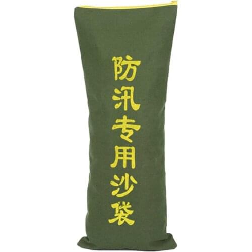 Flood Control Sandbags Waterproof Canvas Thickened Package For Property Home Drawstring Sandbags Lifetime 3-5 Years