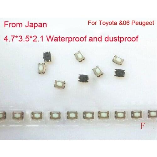 Top Quality 4 Pin Micro Switch Button For Hyundai Toyota Car Remote Keys Tactile Push Switch Button+Free Shipping