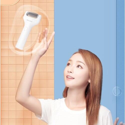 Xiaomi Youpin ShowSee Electric Foot Grinder Callus Removers Rechargeable Waterproof Pedicure Tools with 2 Emery Grinding Heads