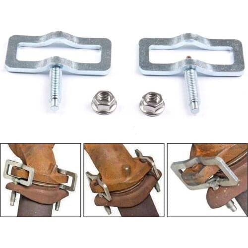 Car And Truck Exhaust Manifold Clamp Repair Kit Parts Durable Repair Tool For Ford F150 V8V10 Car Refit Accessories 9x2x8cm