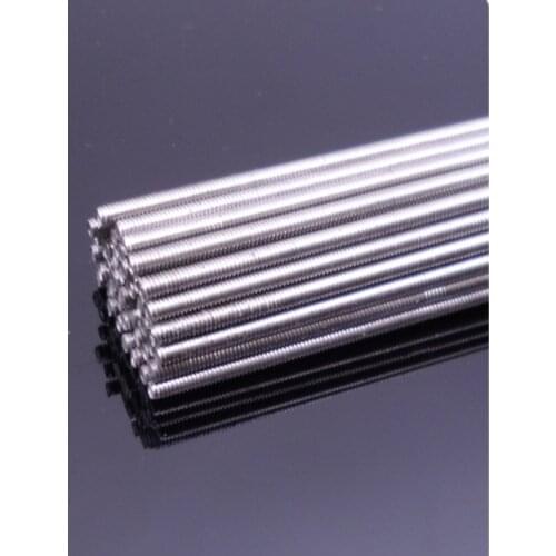 10 PCS Pull rod screw M2/M2.5/M3MM full thread screw thread model pull rod length 25 cm DIY model toy screw fittings