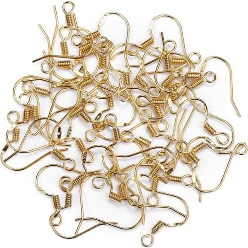 100pcs/Set Earring Hooks DIY Jewelry Making Accessories Open Jump Rings Earrings Clasps Sets Earring Jewelry Making Connectors
