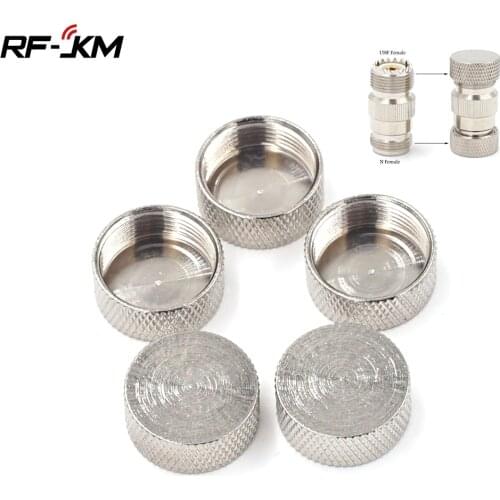 5pcs N Female / UHF SO239 RF Connector Dust Cap Protection Cover Damage Protector