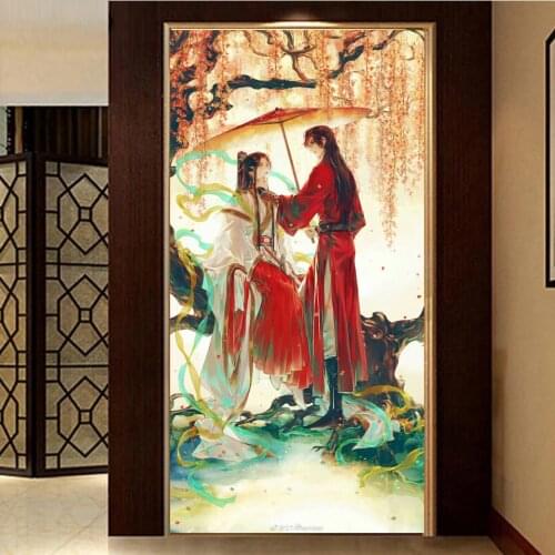 5d Diy Diamond Painting Tian Guan Ci Fu Full,Square,Round Diamond Embroidery Art Diamond Mosaic Anime Character,Home Art YG2461