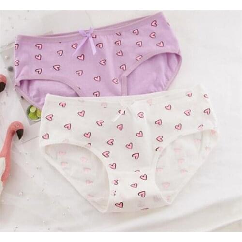6 Fashion Cotton panties womens Childrens Girls Underwear Kids shorts priefs Comfort Multi-color SQ-036-6P