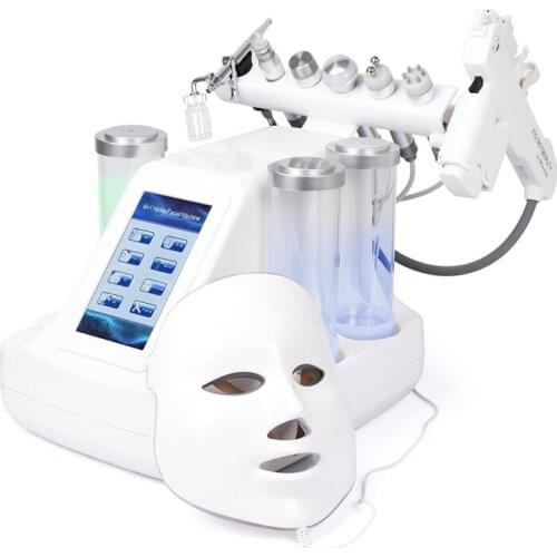 8 in 1 Hydra Dermabrasion Aqua Peel Clean Skin Care BIO Light RF Vacuum Face Cleaning Hydro Water Oxygen Jet Peel Machine