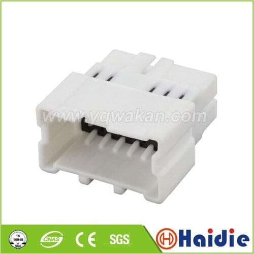 Free shipping 5sets 12pin male electrical wire harness plug unsealed plastic connector 6098-6980
