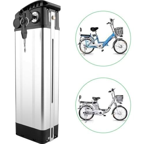 1Pcs Bike Battery Case Aluminum Lithium Battery Box For Electric Bike 36V/48V Large Capacity Holder Case Bicycle Accessories