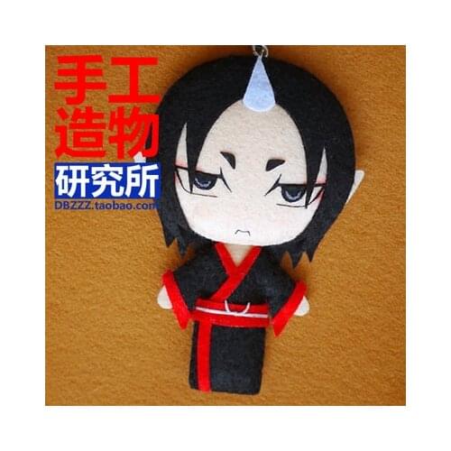 Hot sale Anime Hoozuki no Reitetsu Cosplay DIY Handmade Toy Hanging Plush Hanging Keychain Doll Material Cosplay Prop