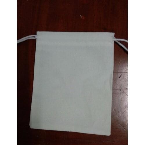 CBRL cotton jewelry pouches 12*10cm gift cotton drawstring bags small dust bags for jewelry storage packaging DHL shipping free
