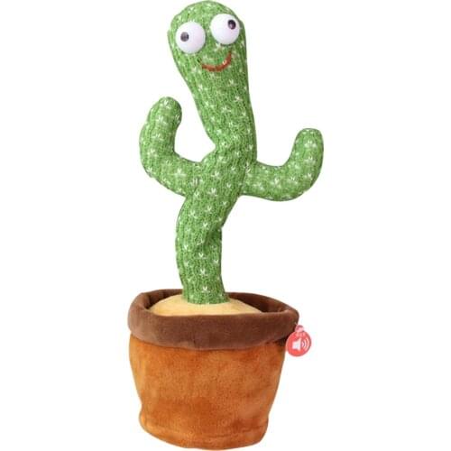 Cactus Plush Toy Electronic Shake Dancing Toy With The Song Plush Cute Dancing Cactus Early Childhood Education Toy For Children