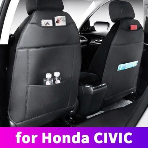 Car interior seat anti-kick pad foot kick anti-dirty mat modification accessories For Honda Civic 10th 2016-2018 2019 2020