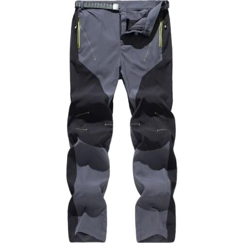 Mens Summer Quick Dry Casual Pants Outdoor Sports Stretch Breathable Hiking Camping Trekking Travel Fishing Climbing Trousers