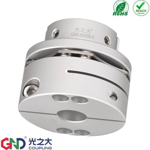 GNB aluminum alloy 8 screws high rigidity single step single diaphragm keyway series shaft coupling