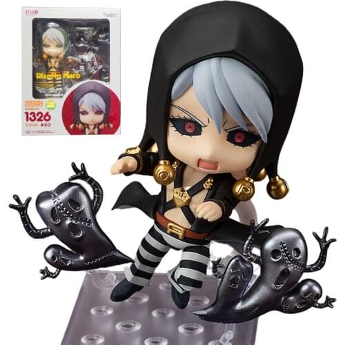 In stock original anime JoJos Bizarre Adventure GSC Clay man Risotto Nero Metallica Giorno Giovanna Pvc Action Figure Model