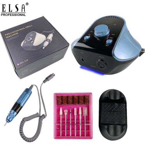 Salon professional nail polisher 35000 RPM electric nail file with milling cutter for nail salon nail pedicure tool nail drill