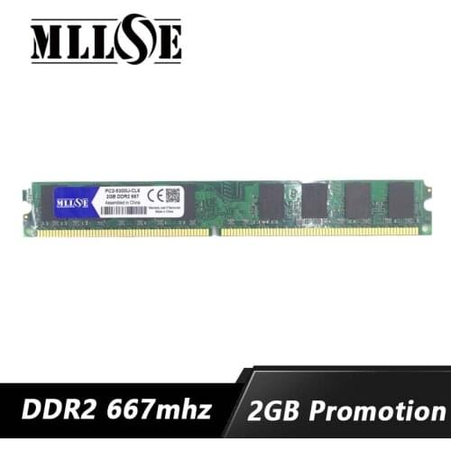 Sale ram 2gb DDR2 667 667mhz PC2-5300 PC2-5300U DDR2 2GB 2G 667 mhz Memory Ram Memoria for All Motherboard Desktop Computer PC
