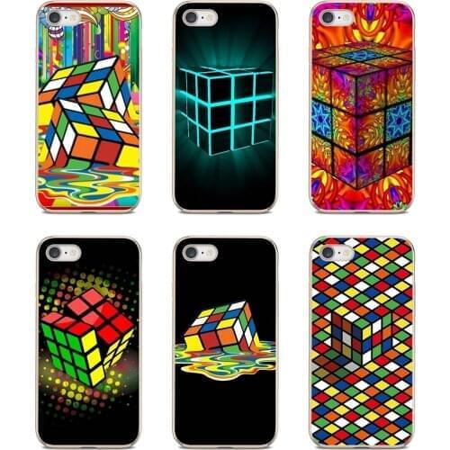 Rubiks-Cube Silicone Bag Case For Huawei Nova 2 2i 3 3i Y3 Y5 Y6 Y7 Y9 Prime 2015 2016 2017 2018 2019