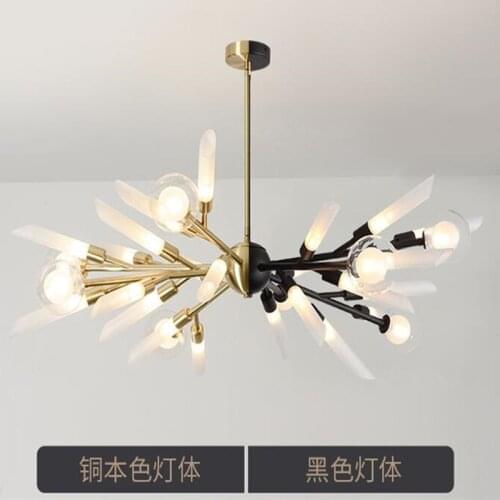 Modern Nordic LED Chandelier Ceiling Hanging Lamp Living Room Bedroom Chandelier Lighting Fixtures Home Decorations lights