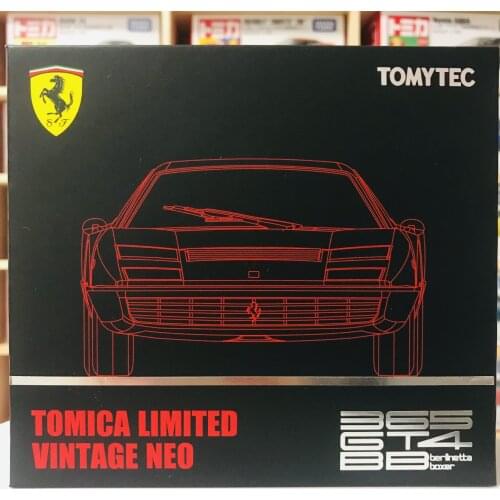 TOMICA 1:64 TLV NEO Ferrari F40 365GT4BB 246GTS Limited Edition Resin Metal Die Casting Model Racing Static Toys