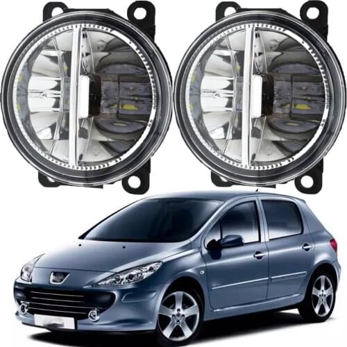 Fog Lights for Peugeot 307 206 308 407 207 10008 3008 508 3008 2017 406 301 Fog Lamp Assembly Super Bright Fog Light 2pcs