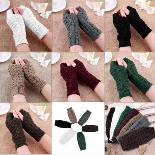 Knitted Gloves For Women 2021 Fashion Apparel Accessories Warm-Keep Winter Gloves Casual Gloves Guantes Invierno Mujer Luvas