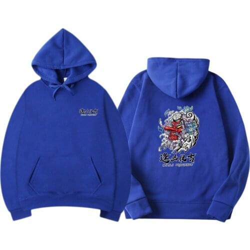 Japanese harajuku Mens Cotton Fleece Hoodies Sweatshirts 2019 New Men Hip hop Long Sleeve Sweatshirts Hoodies Comics Hoodie