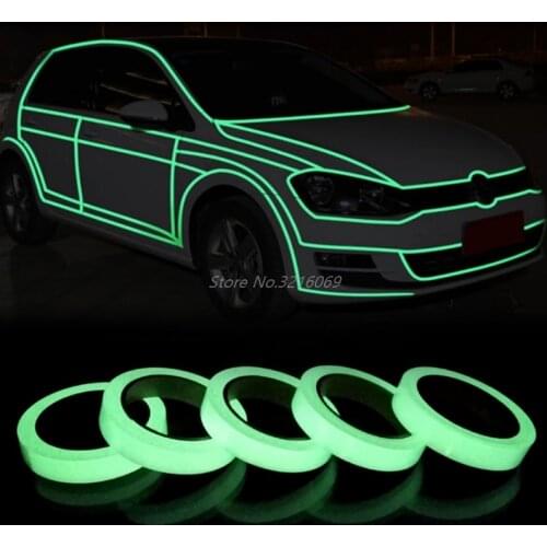 1PC Green Luminous Tape Glow In The Dark Self-adhesive Warning Security Tape3 Whosale&DropShip