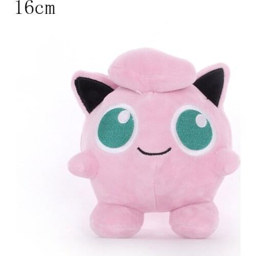 1pcs 16cm Jigglypuff Plush Toys Doll Jigglypuff Pendant Soft Stuffed Animal Plush Dolls Gifts for Children Kids