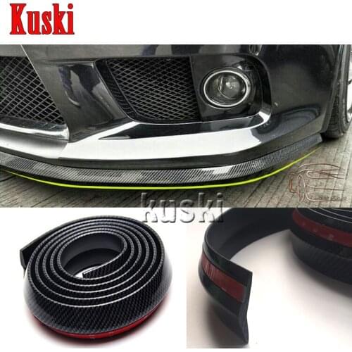 2.5m Car Front Chin Spoiler Stickers For Honda Civic 2006-2011 Accord Fit CRV HRV City Jazz Cadillac CTS SRX ATS Accessories