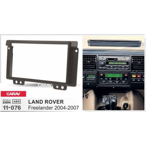 2 Din Radio Fascia for LAND ROVER Freelander Stereo Audio Panel Mount Installation Dash Kit Adjusting Frame Adapter CARAV 11-076