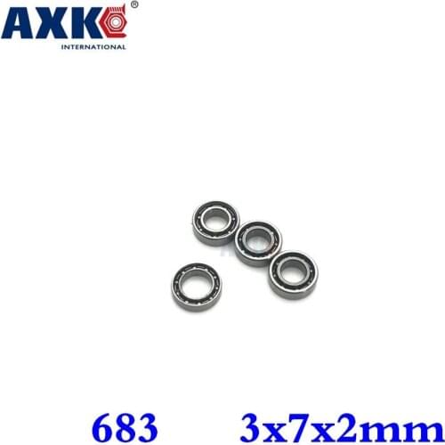 2019 Thrust Bearing Axk High Quality 10pcs/lot 683 Open 3x7x2mm Metric Miniature Deep Groove Ball Bearing 683a Mr618/3 3*7*2mm