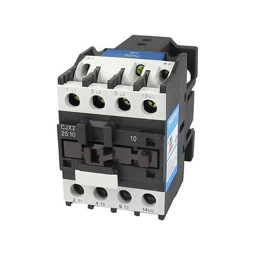 660V 40A 3 Phase 3P NO AC Contactor DIN Rail Mount 36V Coil CJX2-2510