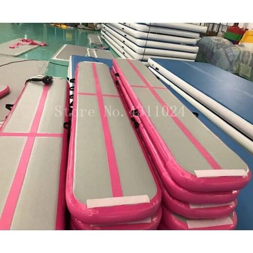 Free Shipping 3*0.4*0.2m Gymnastics Tumbling Mat Air Floor Inflatable Air Balance Beam Inflatable Practice Training With a Pump