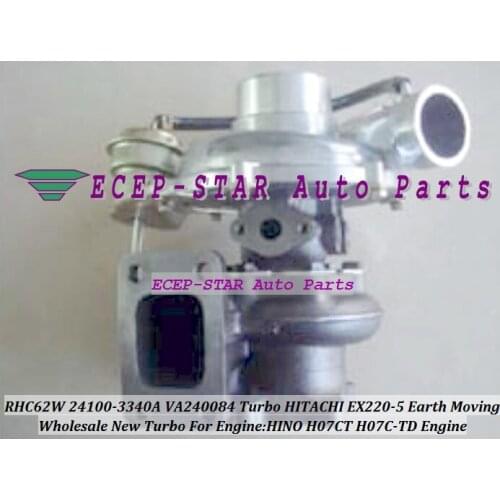 Free Ship RHC62 241003340A 24100-3260A VA240084 CXBE CUBE 6T-614 Turbo For Hitachi EX220-5 Earth Moving H07CT H07C-TD H07CTD