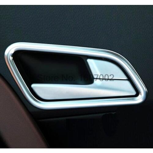 For Hyundai Creta IX25 2014 2015 2016 ABS Chrome Car Interior Door Handle Ring Around Cover Molding Trim Decoration