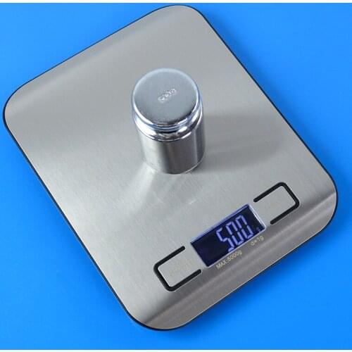 5kg Stainless Steel Digital LCD Electronic Kitchen Cooking Food Weighing Scale Digital LCD Scale Electronic Kitchen Scale