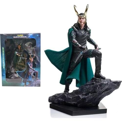 The Avengers Figure 1/10 Thor Ragnarok Loki Anime Action Figures Battle Scene Statue Collectible Ornaments Toys for Children