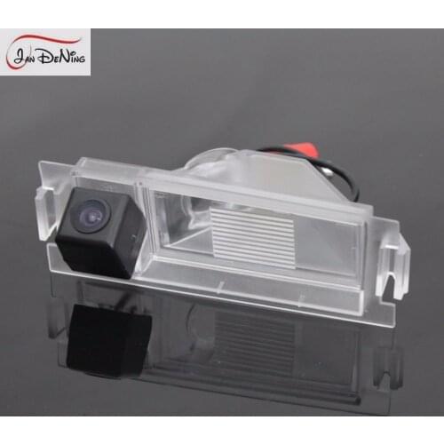 JanDeNing HD CCD Car Rear View Parking/ Backup Reverse Camera/ License Plate Light OEM For Kia Forte K3 Coupe 2008-2015
