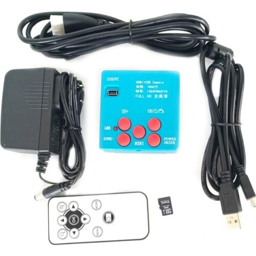 CS Mount IR HDMI USB 16MP 4G TF Card Storage Picture Video Recorder Digital microscope camera with USB /HDMI cable free gift