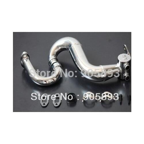 Metal S-shaped Exhaust Pipe for 1/5 Scale Rovan Hpi KM Baja 5b 5t 5sc Truck Parts