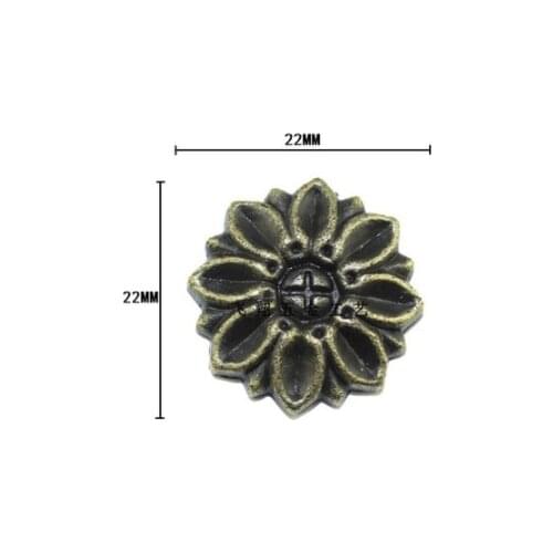 Hardware accessories upholstery tacks decorative tacks Antique Zinc Alloy Patch Decorative Patch Wooden Box 22mm