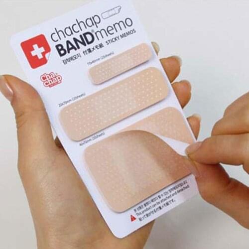 Cute DIY Band-aid Memo Pad Sticky Note Kawaii Paper Sticker Pads Note Creative Korean Stationery Office Supplies Student