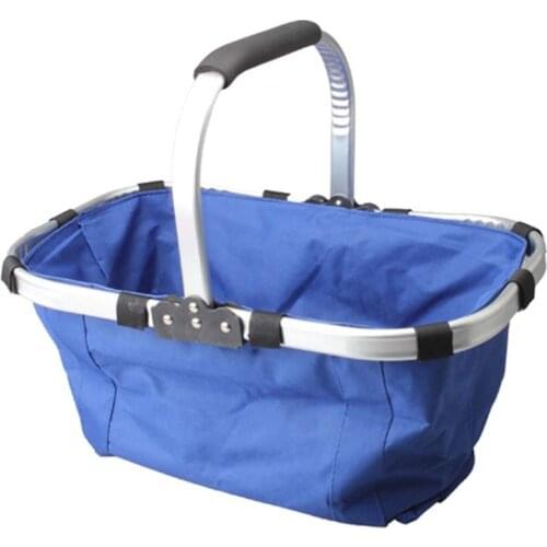 Reusable Foldable Storage Bags Waterproof Eco-friendly Shopping Grocery Picnic Hand Storage Basket
