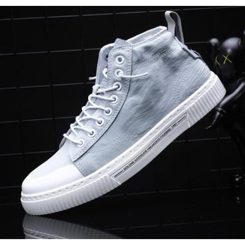 Mens shoes, canvas shoes, high-top shoes, sneakers, casual shoes