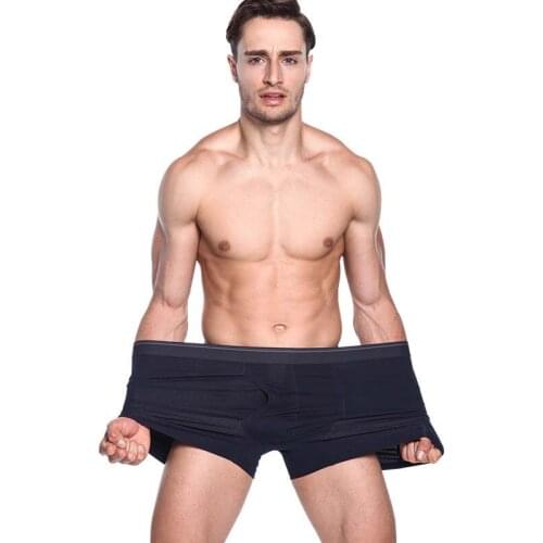 Men Boxer Shorts Underpants Solid Modal High-Grade Soft Underwear Men Breathable Big Size Underwear Male Boxer Panties 6xl