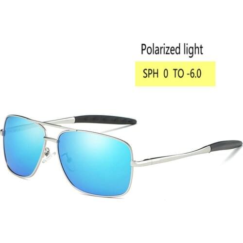 Sports Outdoor Men Women Sun Glasses Mirror Myopia Polarized Sunglasses Custom Made Myopia Minus Prescription Lenses FML
