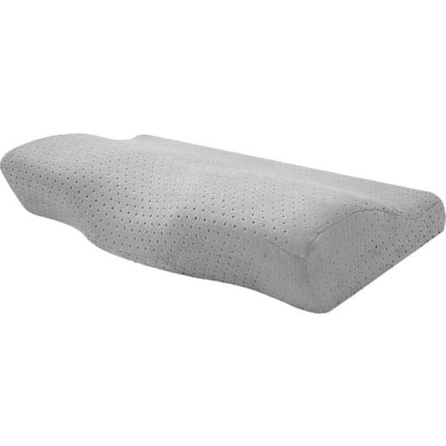 Orthopedics Sleeping Memory Foam Pillow Soft Comfortable Support Spine for The Neck Health Care Bedding Solid Color Pillow 1 Pc