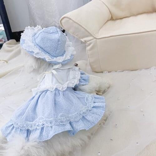 Chihuahua Dress Cat Skirt Summer Pet Dog Clothes Yorkies Bichon Poodle Schnauzer Pomeranian maltese Costume Doggie Puppy Apparel
